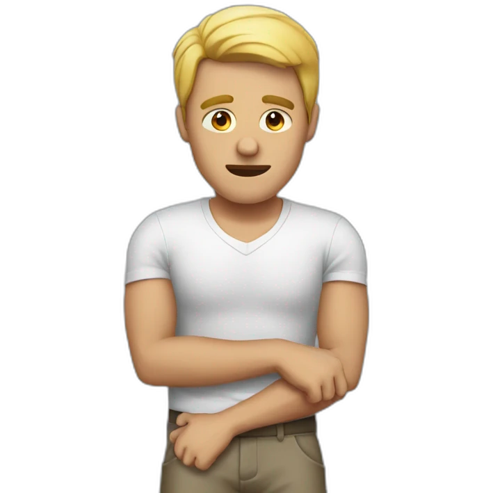 Man Faking injury emoji