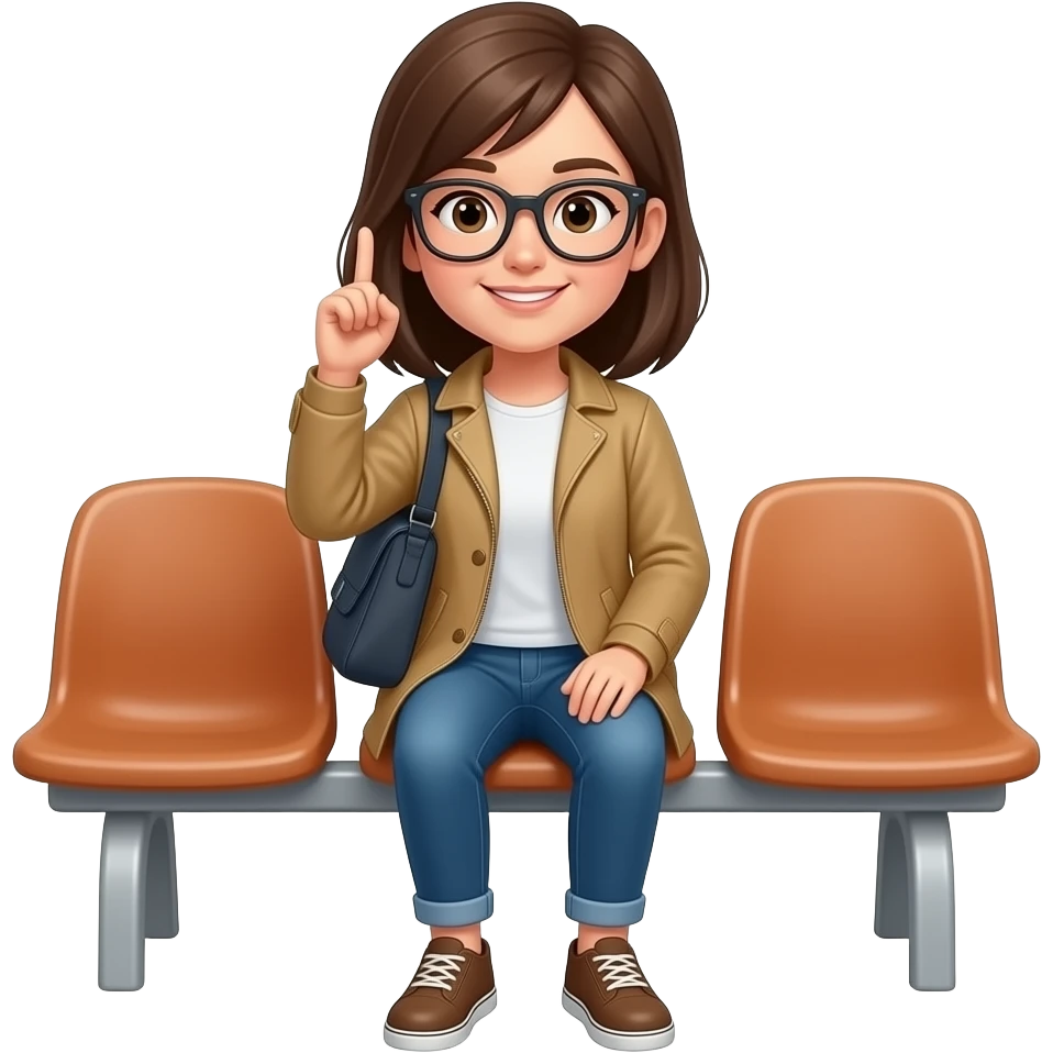 passenger waiting for bus emoji