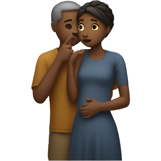 🫂 and 🤫 emoji