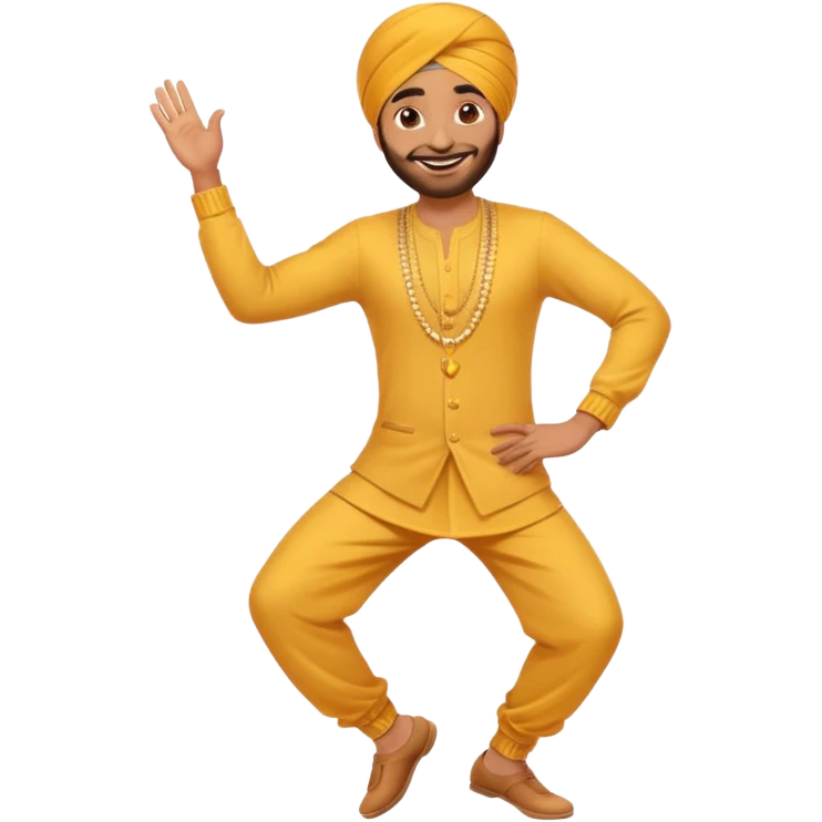 Male Punjabi is dancing on emoji emoji emoji