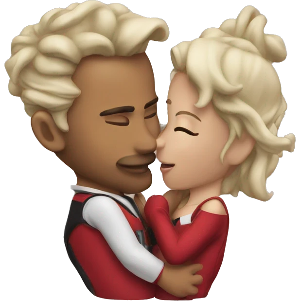 kiss-kiss emoji