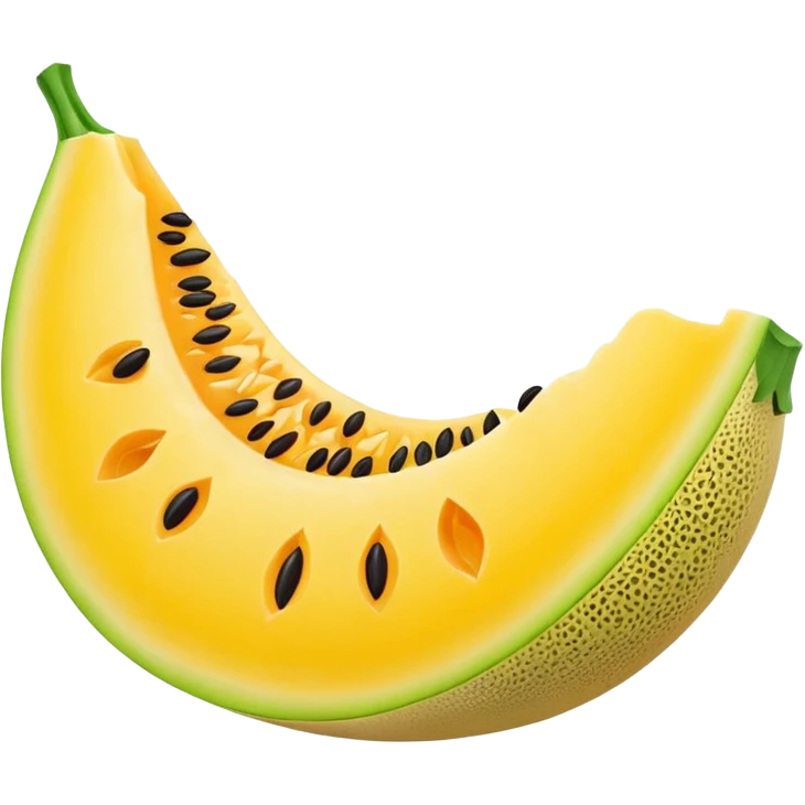 yellow melon emoji