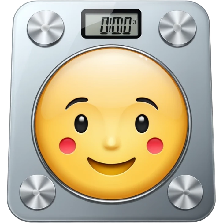 Digital weight scale emoji