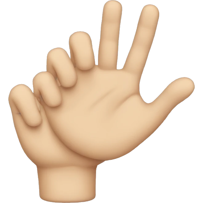 hand scrolling emoji