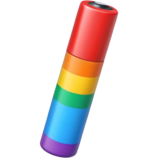 Rainbow marker emoji