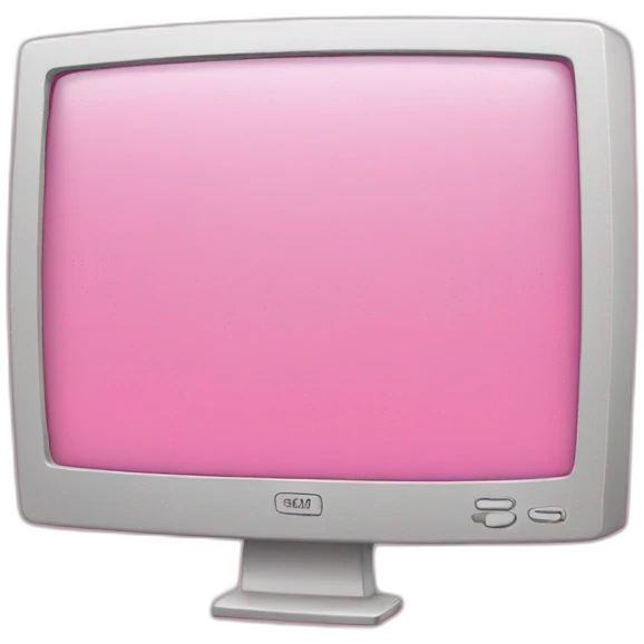 pink screen emoji