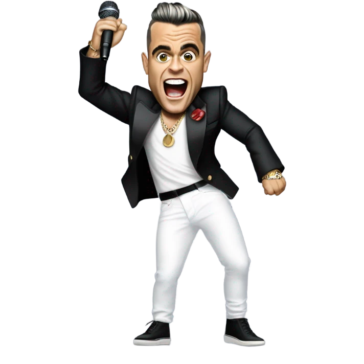 Robbie Williams rock dj  emoji