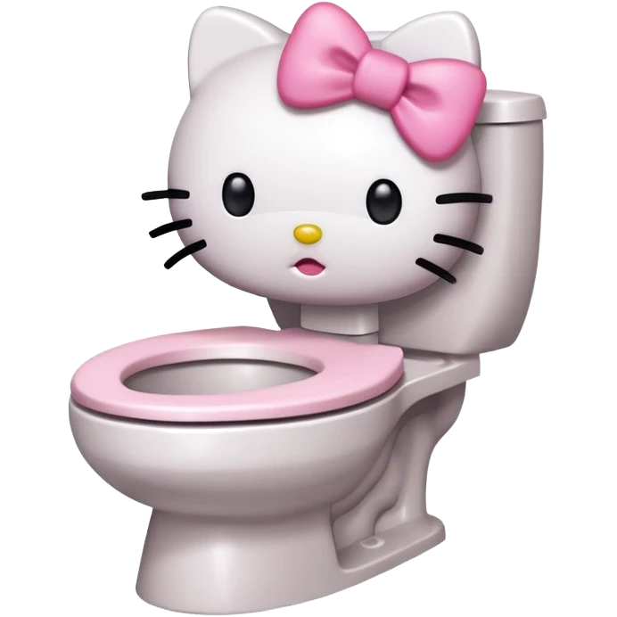 Hello kitty qui fait caca emoji