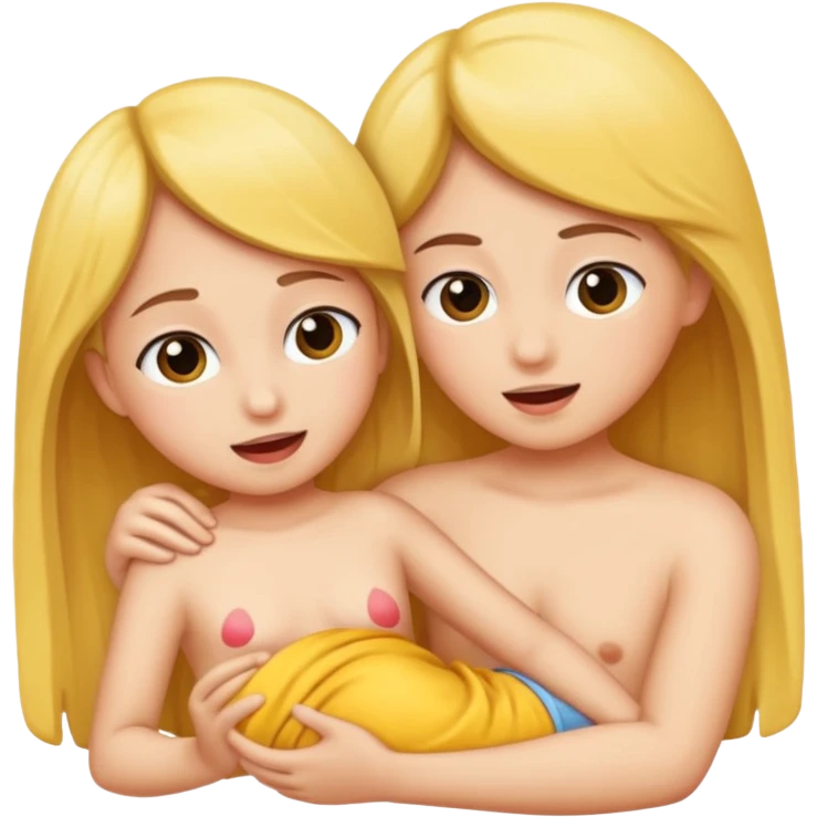 Sexual intercourse with female kid emoji