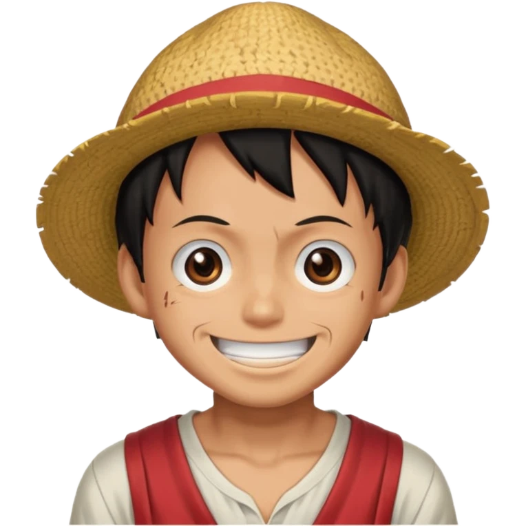 Luffy with scar emoji