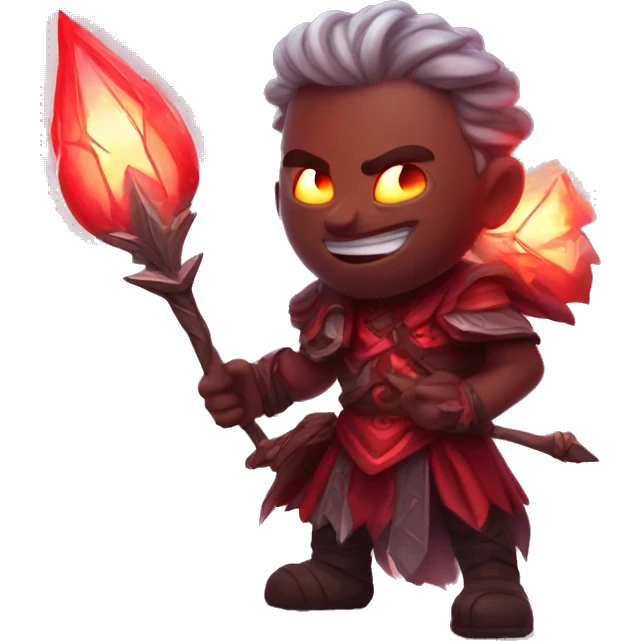glowing red fantasy eg emoji