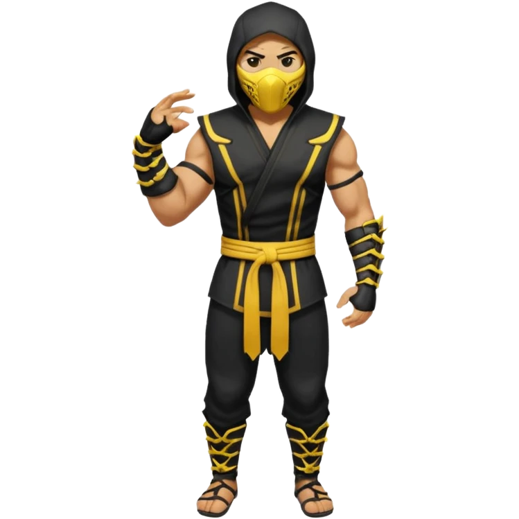 mortal kombat scorpion mdoern emoji