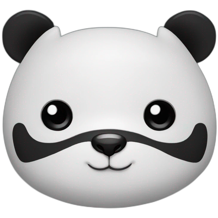 Panda rojo agradeciendo  emoji