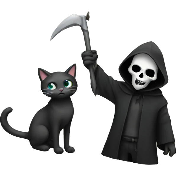 reaper with cat emoji