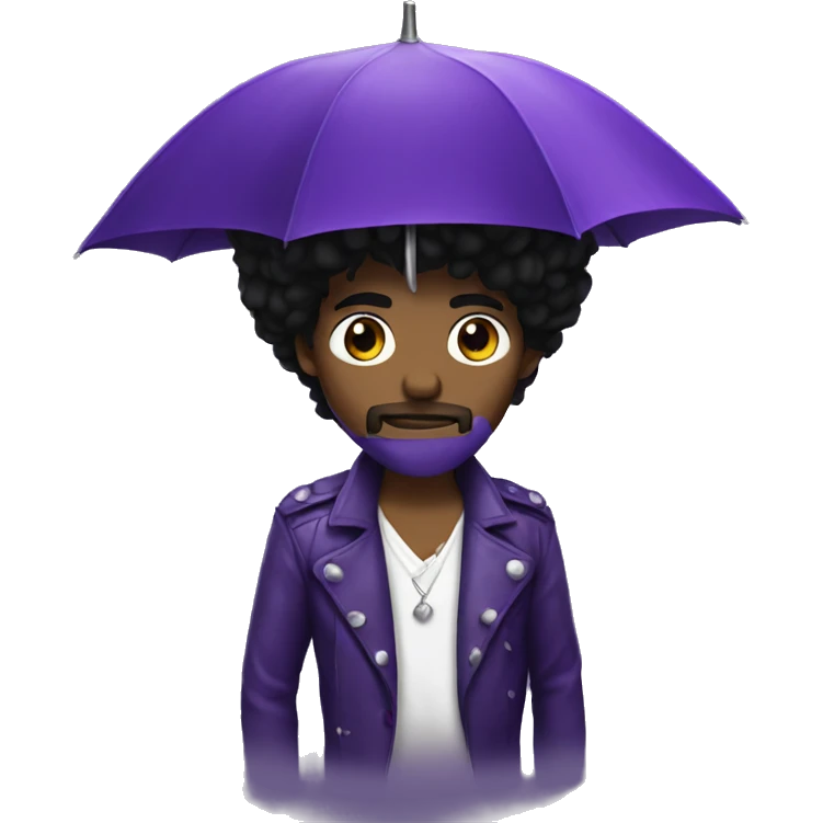 Purple rain emoji