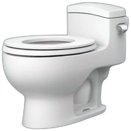 a toilet that you can pedal to wipe emoji