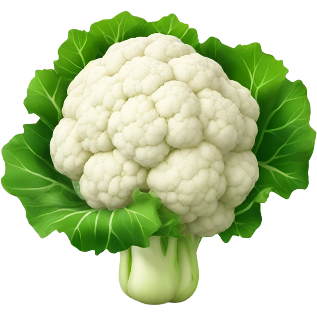 white cauliflower emoji