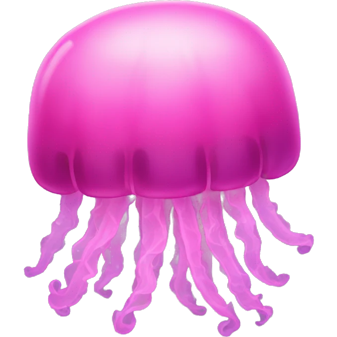 Pink jellyfish  emoji
