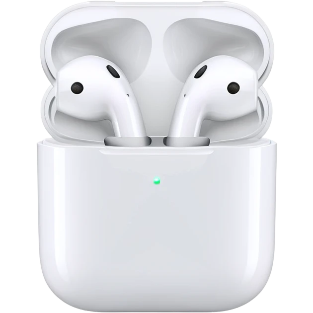 Apple AirPods wireless earbuds emoji