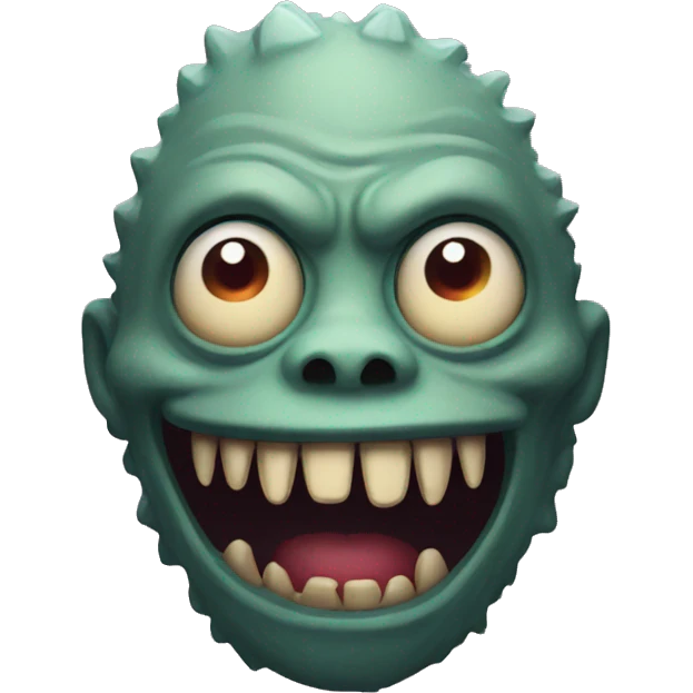 creepy monster emoji