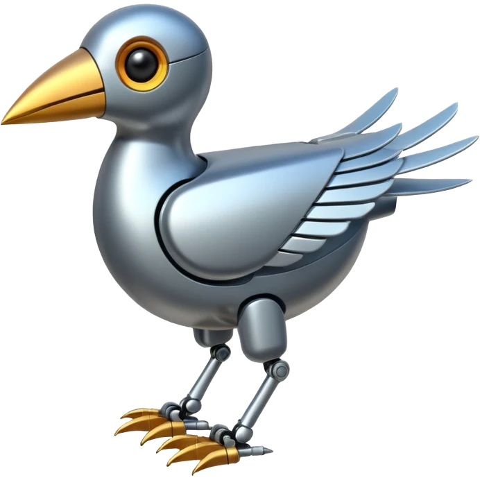 robotic birds emoji