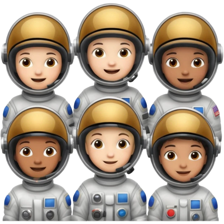 Astronaut Kids emoji