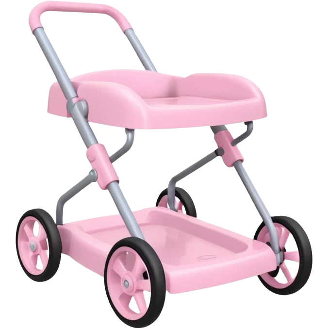 pink baby walker emoji