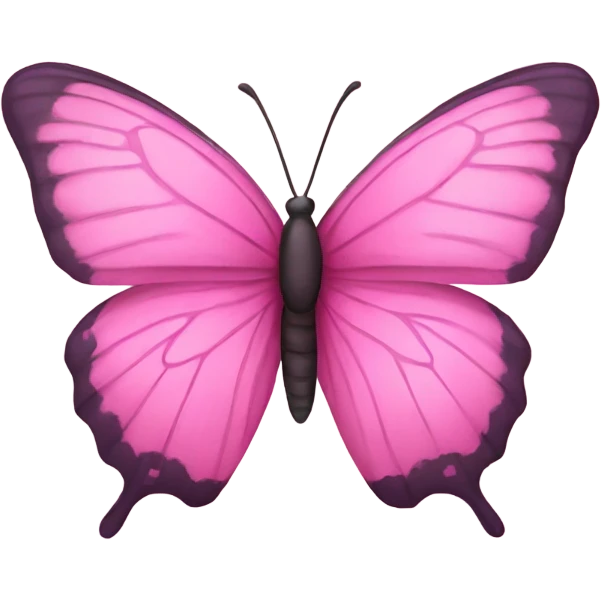 pink butterfly  emoji