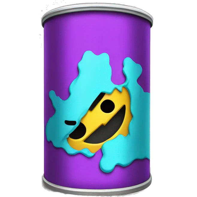 graffiti paint can emoji