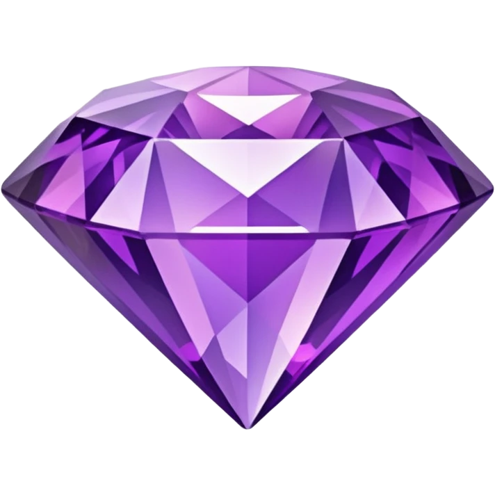 glitter purple crystal diamond emoji