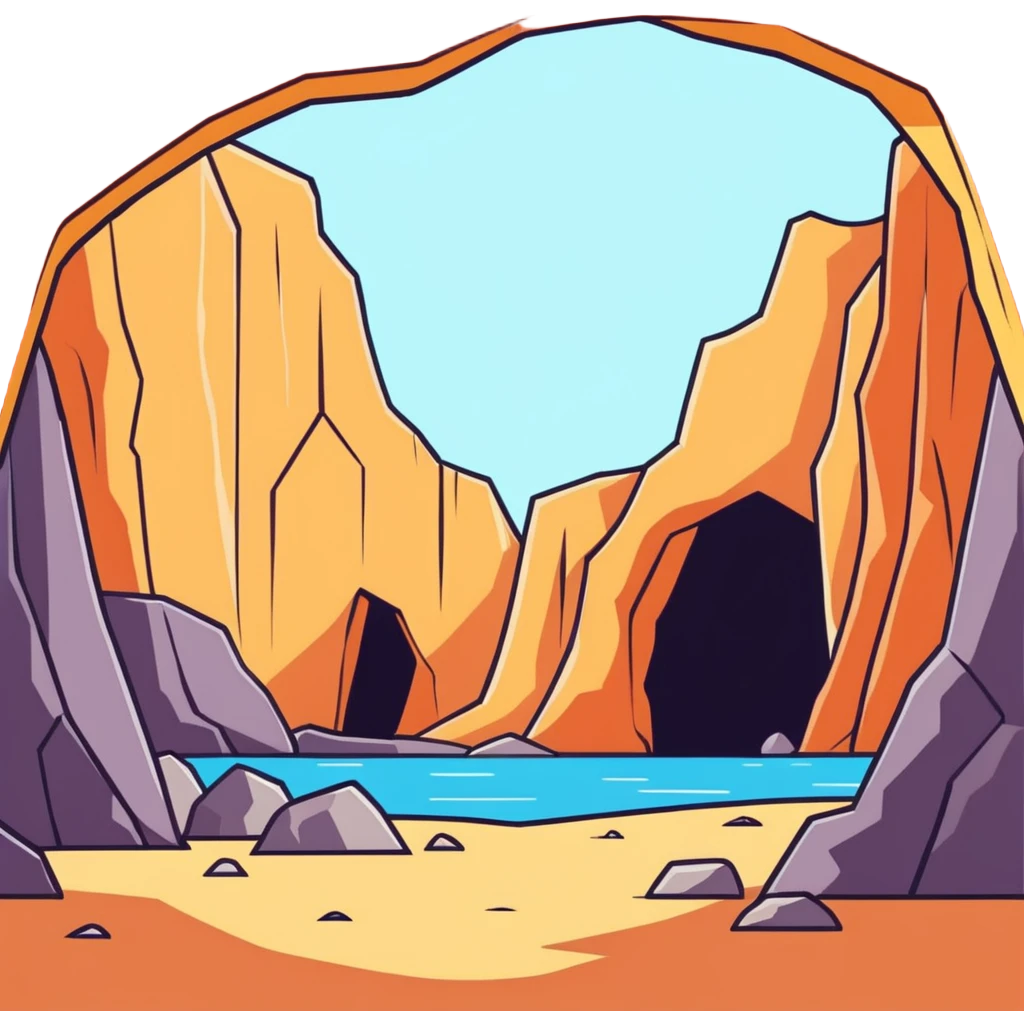 a cave emoji