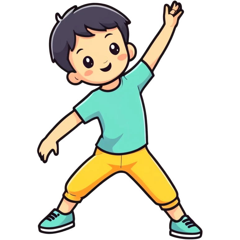Dancing kid emoji