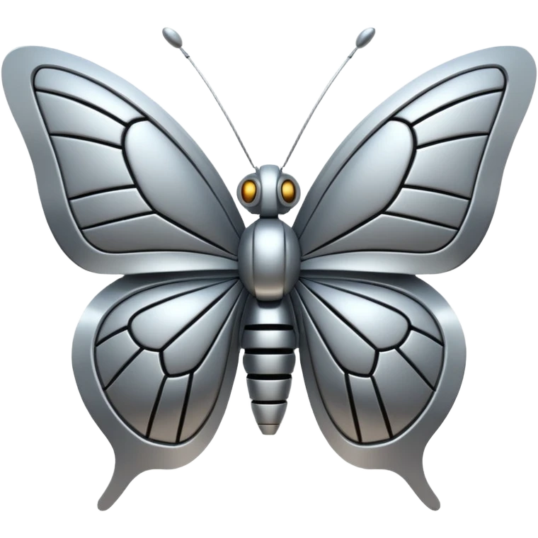 robot butterfly head emoji