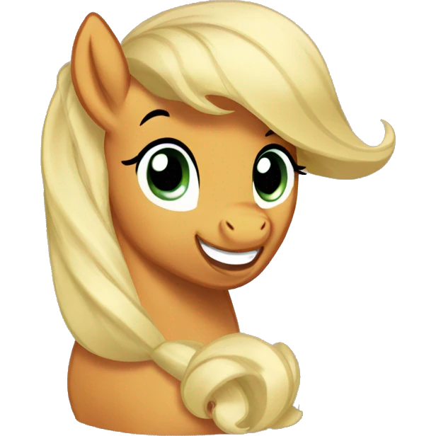 Applejack Pony from My little Pony emoji