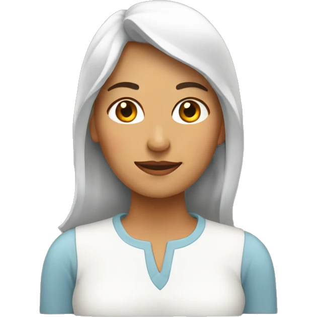 Mujer con frío  emoji
