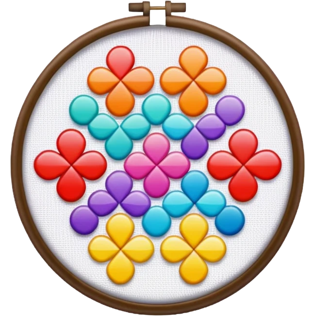 Cross stitch  emoji