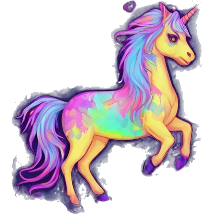Trippy patchwork glass Zombie Pegasus unicorn psychedelic flowers floral groovy art neon rave raving emoji