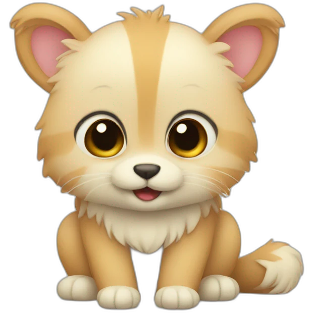 cute color animals emoji