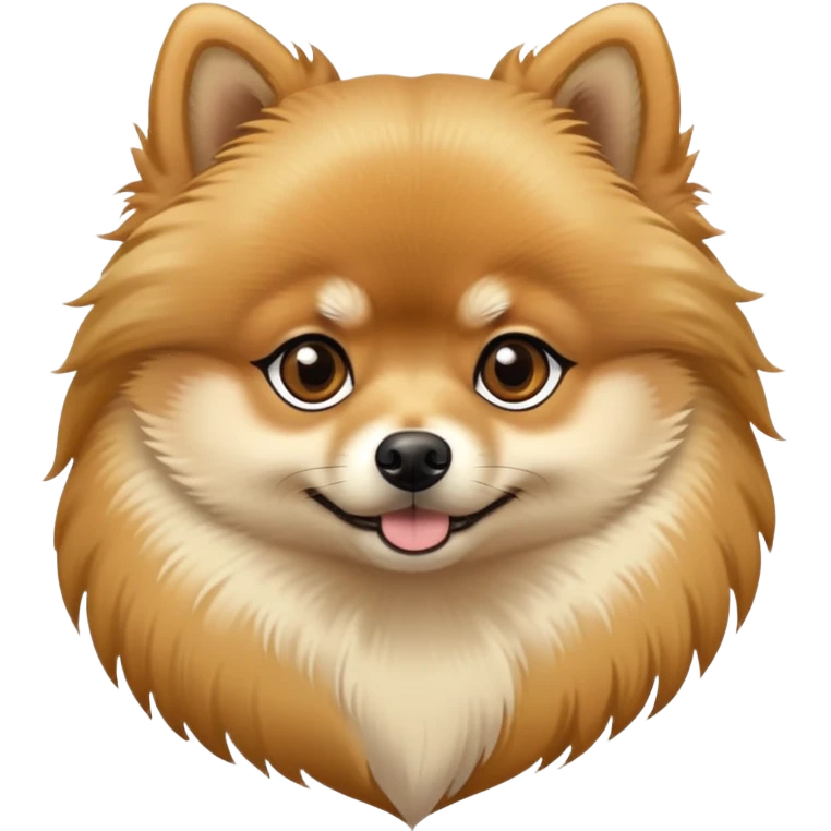 Pomeranian gangster  emoji