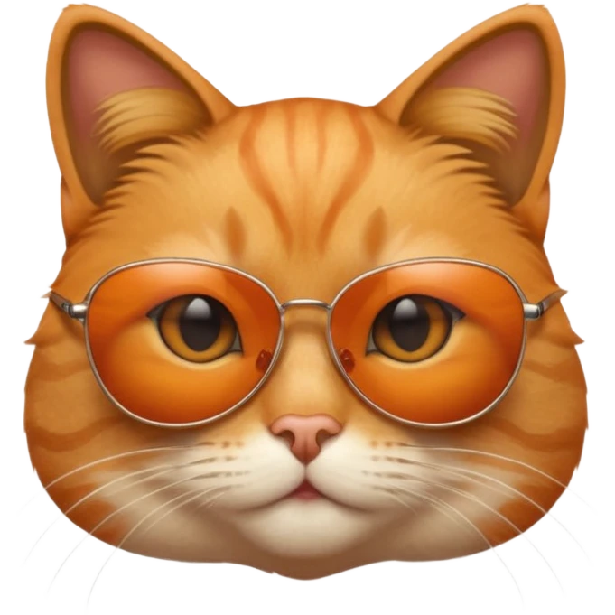 Cat wearing sunglasses emoji