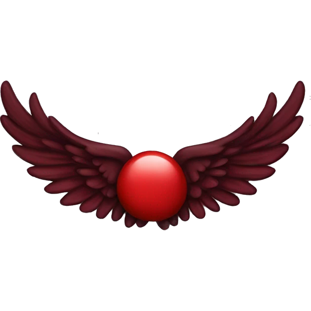 dark red wings emoji