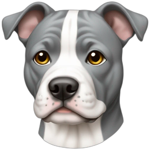 gray white stripe staffordshire emoji
