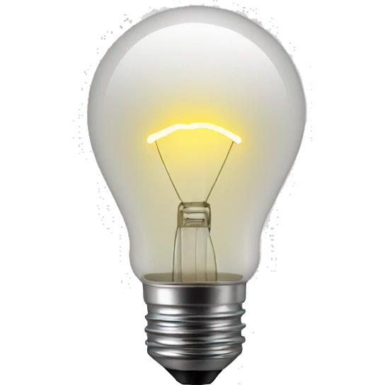 Light bulb emoji