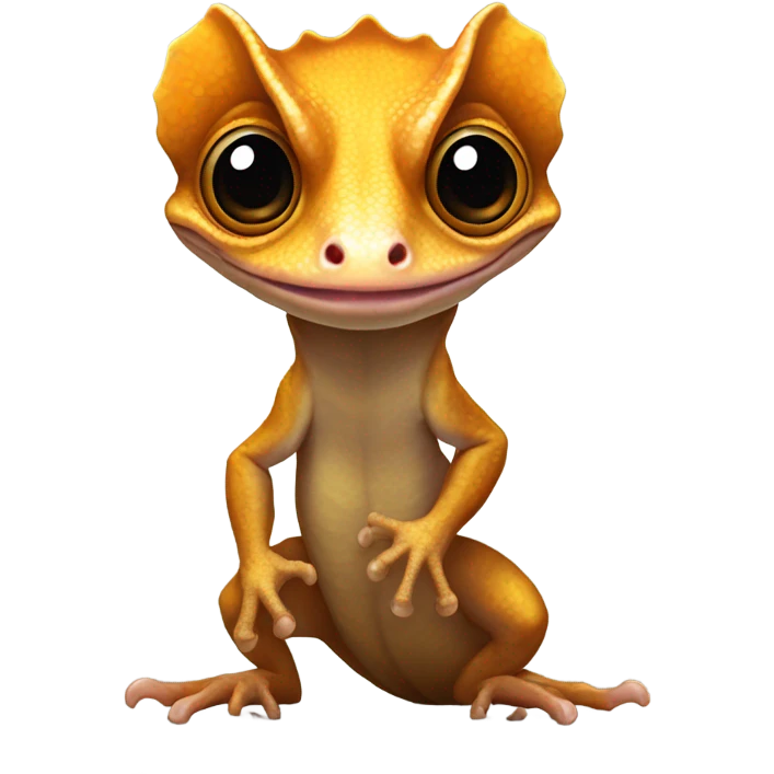 Crested geko emoji