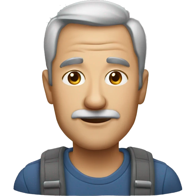 50 year old man  emoji