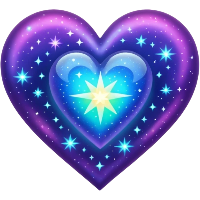 starry heart emoji
