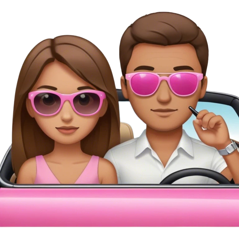 guy in bmw with girl emoji