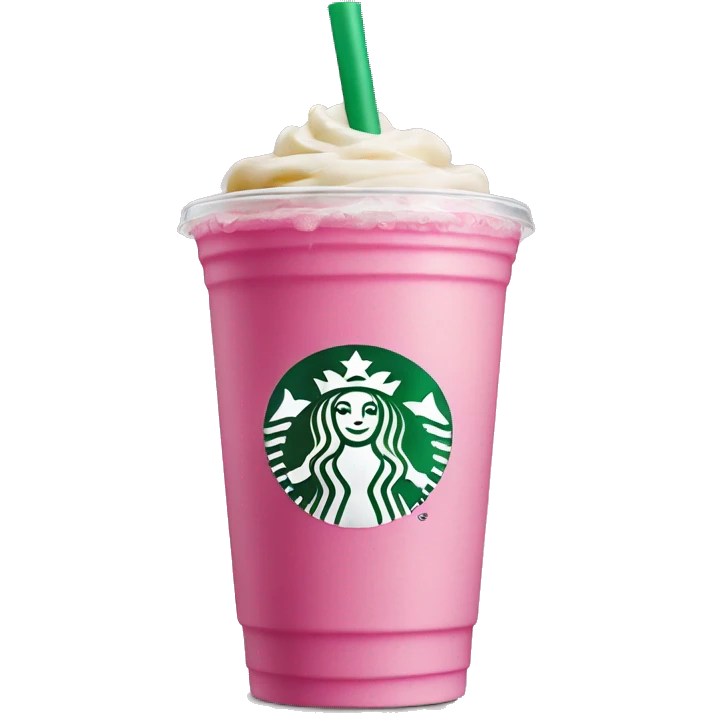 starbucks pink drink emoji