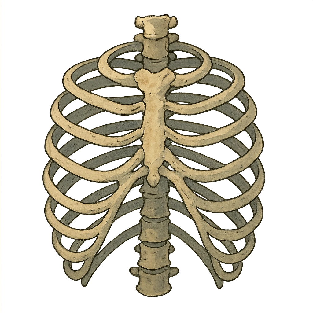 ghibli style skeleton ribs emoji