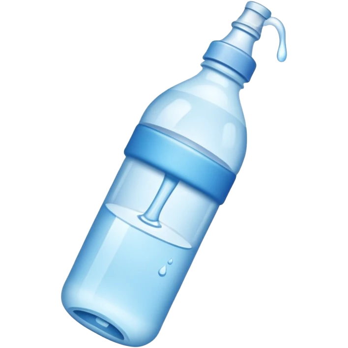 bottle of water upside down emoji